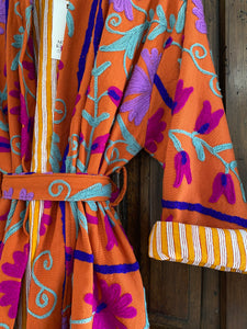 Kimono Suzani Jardin Indien #24