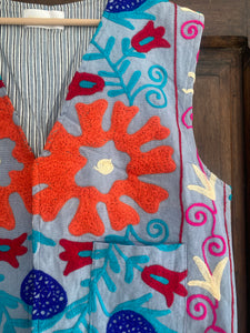 Kimono kantha vintage brodé #46