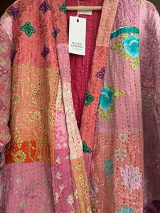 Kimono patchwork Brodé Unique Rose Clairel #103