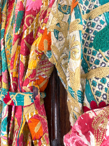 Kimono kantha vintage brodé #20