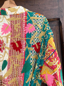 Kimono kantha vintage brodé #20