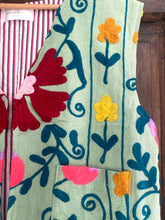 Load image into Gallery viewer, Kimono kantha vintage brodé #47
