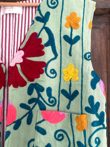 Kimono kantha vintage brodé #47