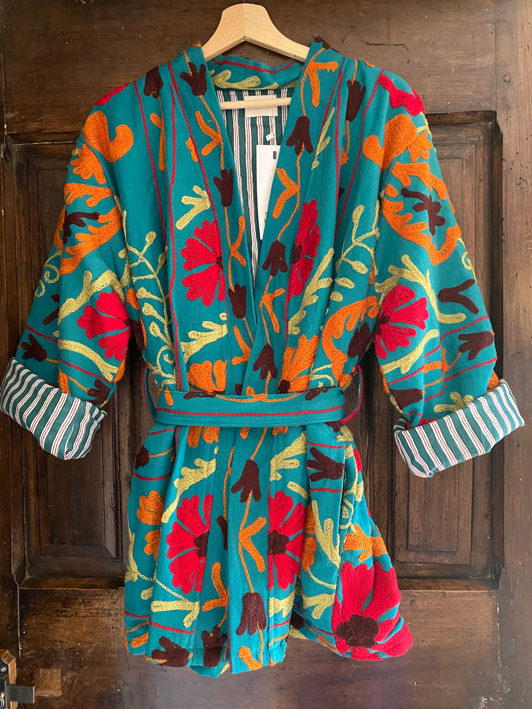 Kimono Suzani Jardin Indien #26