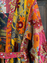 Charger l&#39;image dans la galerie, Kimono kantha vintage brodé #40
