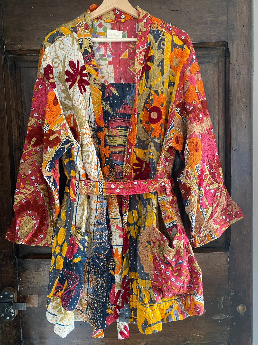 Kimono kantha vintage brodé #40